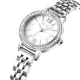 AFRA ORNATE LADIES WATCH SILVER CASE WHITE DIAL SILVER BRACELET