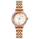 AFRA ORNATE LADIES WATCH ROSE GOLD CASE WHITE DIAL ROSEGOLD BRACELET