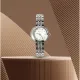 AFRA HELENE LADIES WATCH SILVER CASE SILVER MOP DIAL SILVER BRACELET