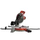 AFRA 255MM Miter Saw 1800W Compound, Aluminum Alloy Base, Adjustable 45° Tilting Head, High Precision Cutting, AFT-18-255MSRD, 1-Year Warranty