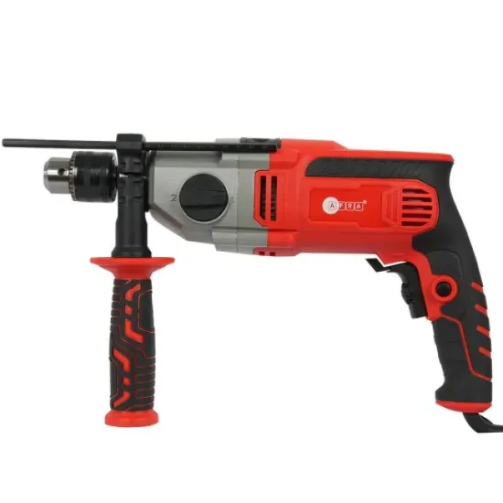 AFRA Impact Drill 13mm 1100W, Φ13mm Drill Diameter, 220-240V, 1200-3100r/min Speed Range, Aluminum Head, Compact Design, Model AFT-11-13IDRD, 1-Year Warranty