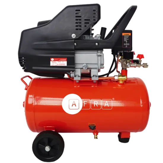 AFRA AIR COMPRESSOR, 240 V, 24 L Tank, 8 Bar Pressure, Portable Design, Low Noise, Accessories Included, Model AFT-1524ACRD, 1 Year Warranty