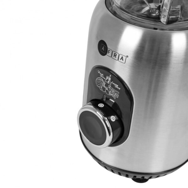 AFRA 2-in-1 Blender – 1.8L Glass Jar, 6 Blades, Grinder Jar, 5 Speeds – AF-610BLSL - Image 4