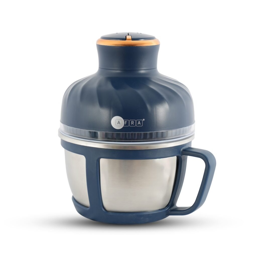 AFRA 400W Stainless Steel Chopper – 2.5L Bowl, 2-Speed, Copper Motor – AF-425CHSS