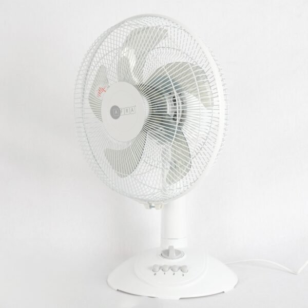 AFRA Table Fan, 12 inch, 60w, 1200 RPM, With 3 Speed Controller 60 Minutes Timer, AF-1260TFWT, 1 Year Warranty - Image 3