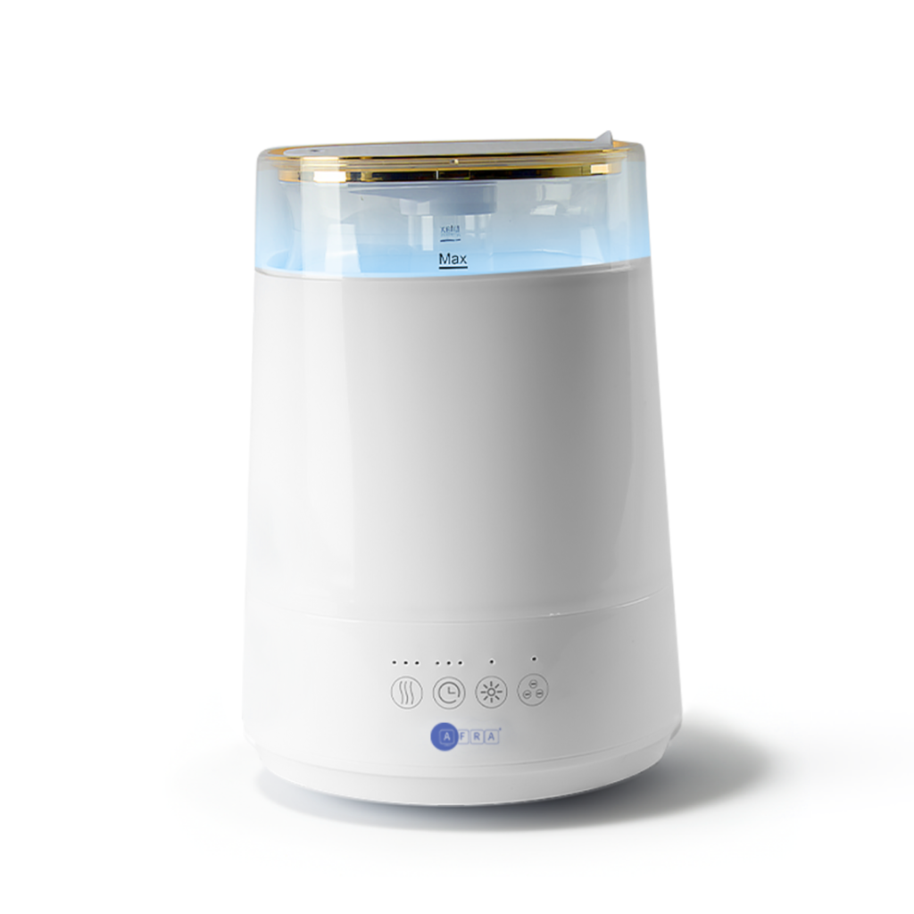 AFRA Ultrasonic Humidifier | 4L Large Capacity | 3 Timer Settings | Ambient Light | AF-801UH
