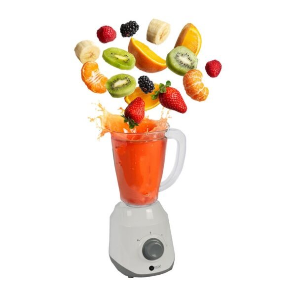 AFRA Blender 1.5l, 400W, Plastic Jar 2-Speed Control Stainless Steel Blades, White, G-MARK, ESMA, ROHS, And CB Certified, AF-1550BLWT, 2-Year Warranty. - Image 5