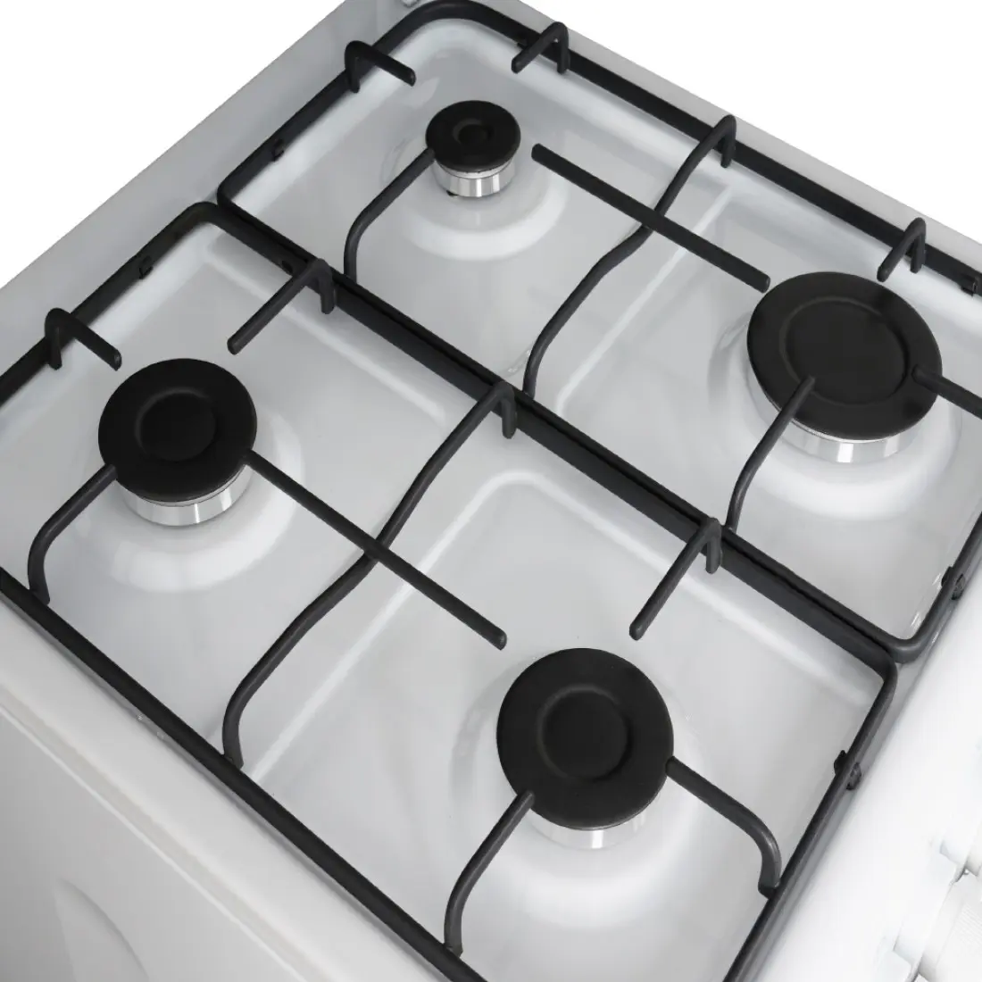 AFRA Free Standing Cooking Range 50x50 – 4 Burners, White Enamel, Compact, AF-5050CRGW - Image 2
