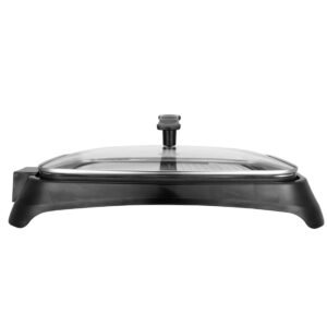 AFRA Electric Barbeque Grill, 1600W, Indoor and Outdoor, Thermostat Control, Overheat Protection, Portable, Smoke-Free, G-MARK, ESMA, ROHS, and CB Certified, AF-1600BQBK, 2 years Warranty.