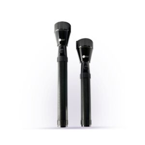 AFRA LED Flashlight Set, 5W, 2 in 1 Combo, Rechargeable Battery 1500MAH, Waterproof, Shock and Corrosion Resistant, Heavy-duty Design, With AC Adapter, 2 Years Warranty