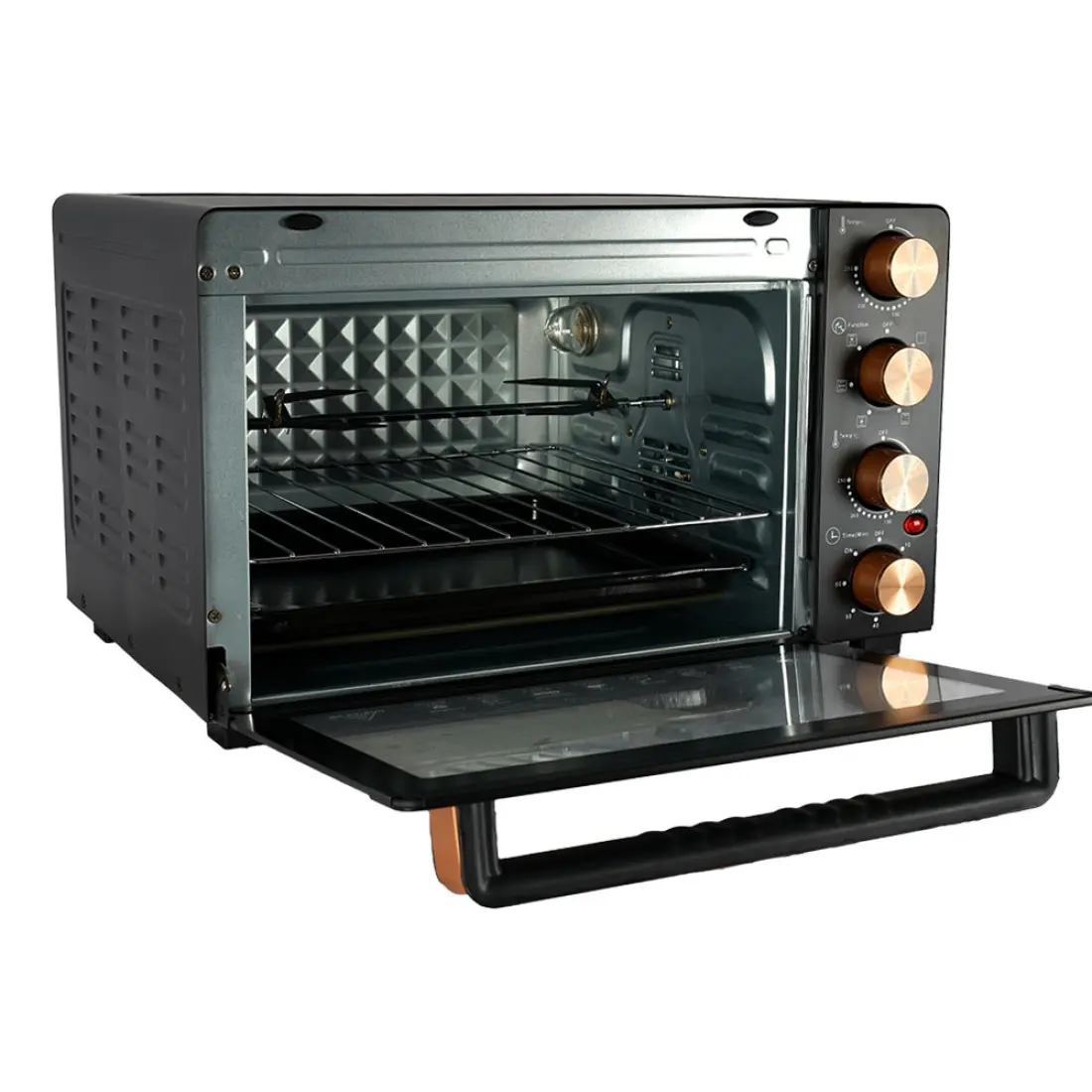 AFRA 30L Electric Oven Toaster – 1500W, Rotisserie, 7 Functions, Adjustable Thermostat – AF-3015OTBK - Image 3