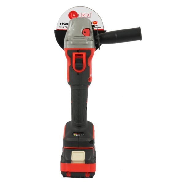 AFRA Cordless Angle Grinder - Model AFT-18AG-115CDRD | 18V | 115mm Disc | 4.0Ah Battery | Smooth Start - Image 4