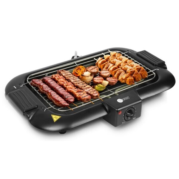 AFRA Electric Barbeque Grill, 2000W, Indoor and Outdoor, Thermostat Control, Overheat Protection, Portable, Smoke-Free, G-MARK, ESMA, ROHS, and CB Certified, AF-2000BGBK, 2 years Warranty. - Image 2