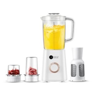AFRA 3 in 1 BLENDER, BPA Free 1.5L JAR, Chopping & Grinding Mill, 400W Copper Motor, Filter & Strainer, 50-60 Hz, ESMA Approved, AF-0400BLWT, 2 Years Warranty.