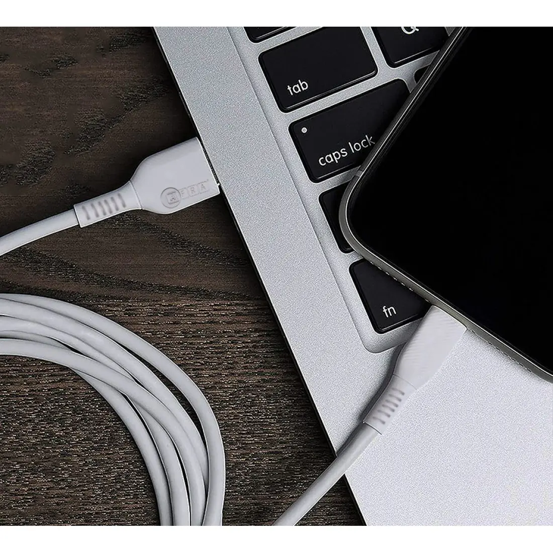 AFRA USB Charging Cable AF-0042TYPC – Type-C, 2.4A, 1m, Heat-Resistant PVC & Data Transfer - Image 2