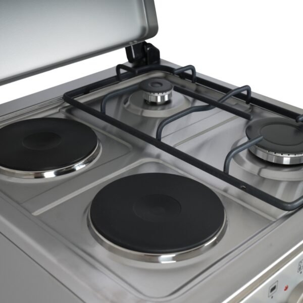 AFRA Free Standing Cooking Range, 50x50, Gas and Electric Burners, Stainless Steel, Compact, Adjustable Legs, Temperature Control, G-Mark, ESMA, RoHS, CB, AF-5050CRHG, 2 years warranty. - Image 4