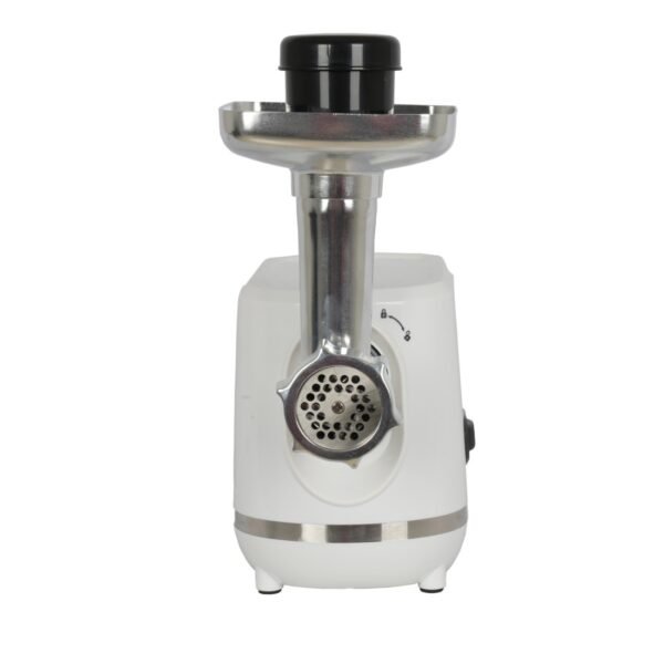 AFRA Meat Grinder, 1200w, 3 Cutting Discs, Aluminum Construction, Stainless Steel Cross Knife, food storage pusher, kibbeh & sausage attachment, AF-1200MGWT, 2 Year Warranty - Image 5