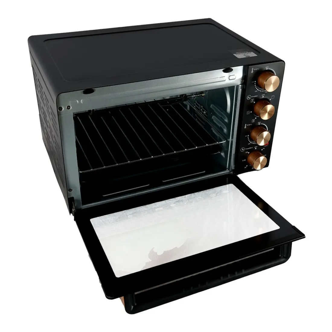 AFRA 30L Electric Oven Toaster – 1500W, Rotisserie, 7 Functions, Adjustable Thermostat – AF-3015OTBK - Image 4