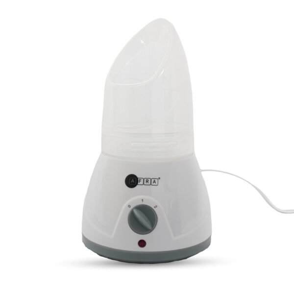 AFRA Face Steamer, PTC Fast Heater, LED Power Indicator, 45ml Water Tank, Steam Control, Over-Heating Protection, 15min Working time, AF-0100FSWT, 1 Year Warranty