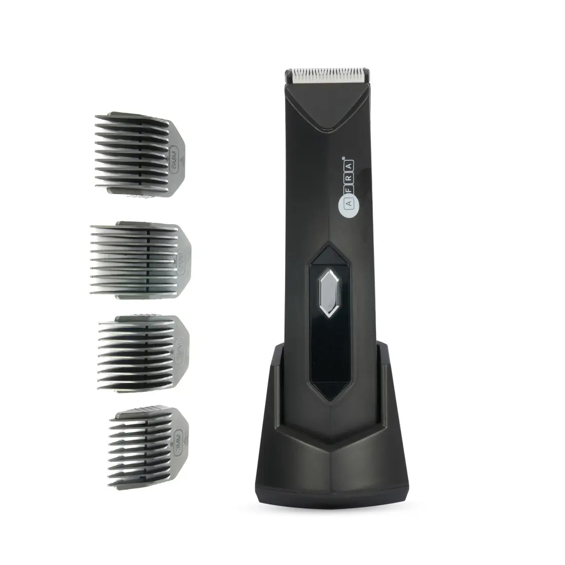 AFRA Rechargeable Hair Trimmer AF-0600HTBK – LED Display, USB Charging & IPX7 Waterproof