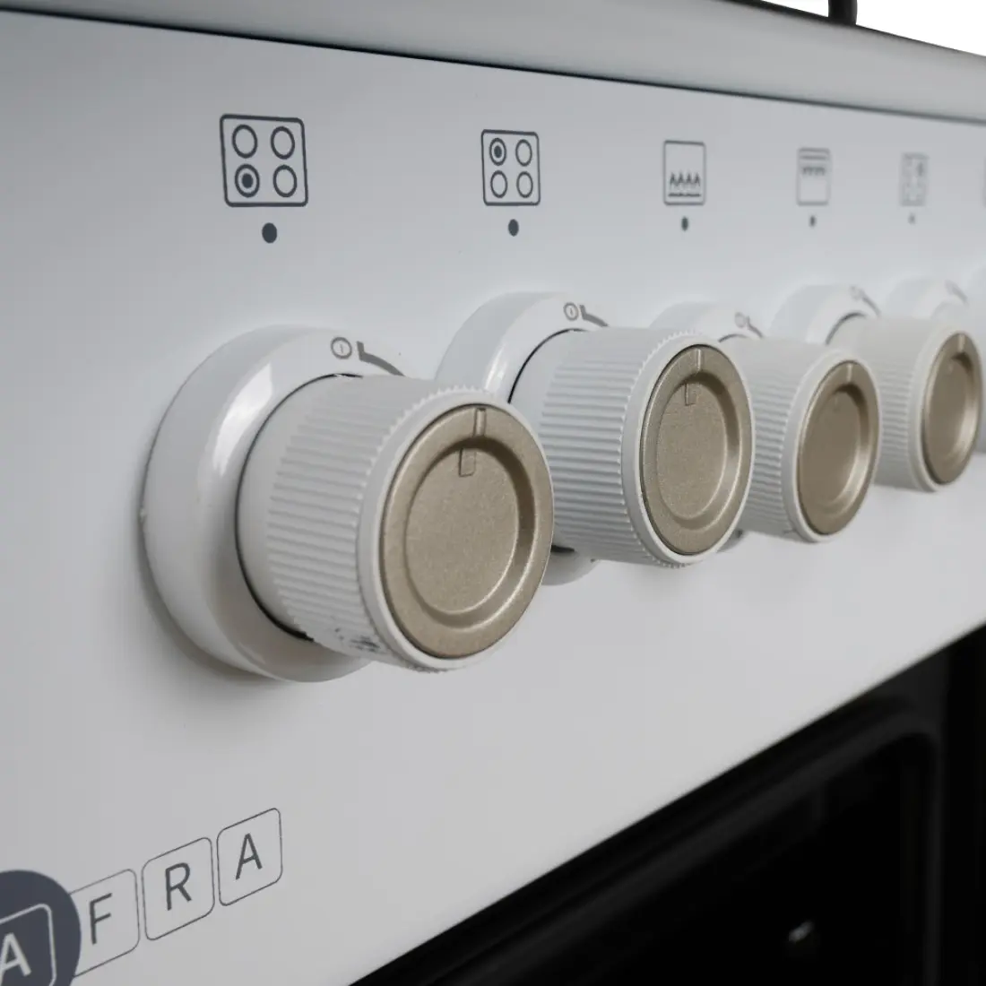 AFRA Free Standing Cooking Range 50x50 – 4 Burners, White Enamel, Compact, AF-5050CRGW - Image 5