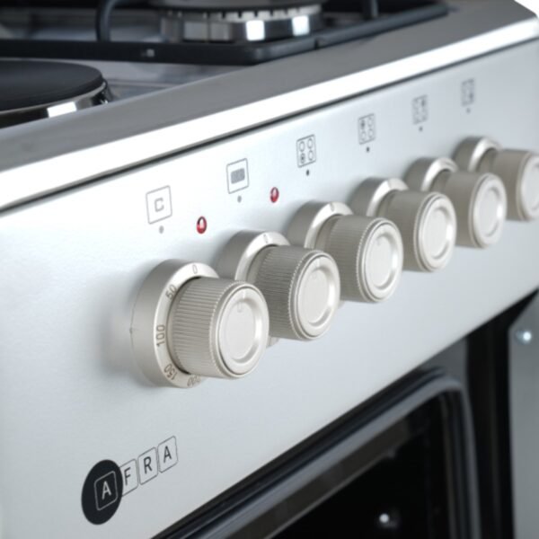 AFRA Free Standing Cooking Range, 50x50, Gas and Electric Burners, Stainless Steel, Compact, Adjustable Legs, Temperature Control, G-Mark, ESMA, RoHS, CB, AF-5050CRHG, 2 years warranty. - Image 3