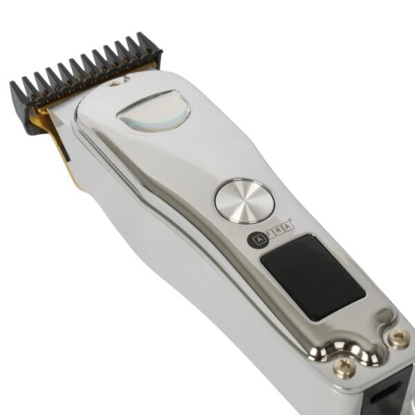 AFRA Hair Clipper, 5w, 600mAh Li-ion battery, Digital Display USB Charging, 100mins Discharging time, IPXO Rating, AF-0005HCWT, 1 Year Warranty - Image 4