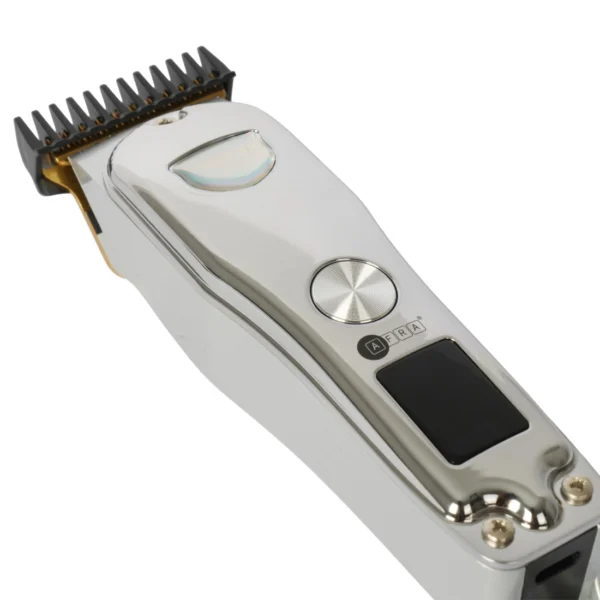AFRA Hair Clipper AF-0005HCWT – 5W Power, Digital Display & USB Charging with IPXO Rating - Image 4