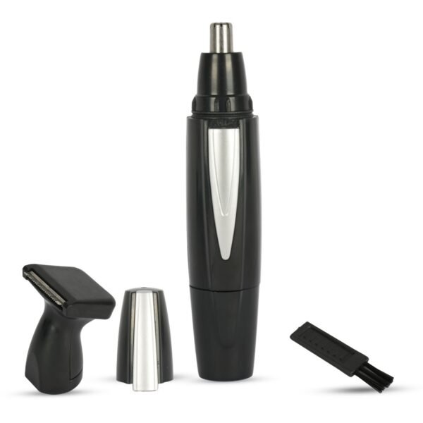 AFRA Nose trimmer set with curved blade, IPXO Rating, 1xAA battery operated, No damage skin & No impairment of hair function, Cleaning Brush & Based Stand, AF-0145NSBK, 1 Year Warranty - Image 4