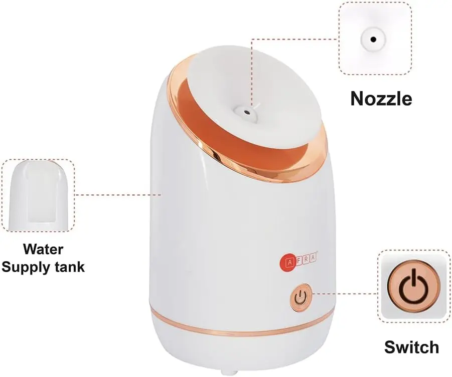 AFRA Face Steamer AF-0150FSWT – 235W Power, 50ml Tank & Measuring Cup Included - Image 8