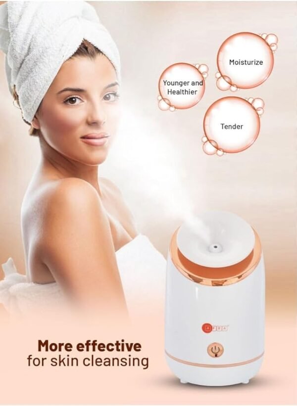 AFRA Face Steamer AF-0150FSWT – 235W Power, 50ml Tank & Measuring Cup Included - Image 3