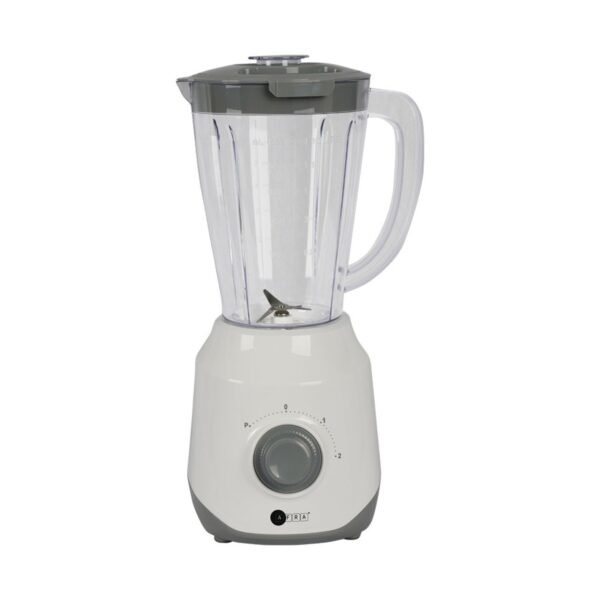 AFRA Blender 1.5l, 400W, Plastic Jar 2-Speed Control Stainless Steel Blades, White, G-MARK, ESMA, ROHS, And CB Certified, AF-1550BLWT, 2-Year Warranty.