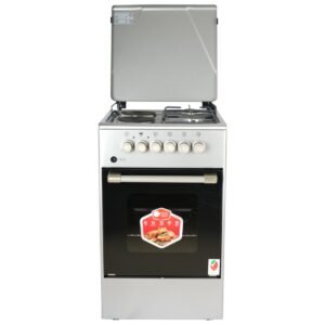 AFRA Free Standing Cooking Range, 50x50, Gas and Electric Burners, Stainless Steel, Compact, Adjustable Legs, Temperature Control, G-Mark, ESMA, RoHS, CB, AF-5050CRHG, 2 years warranty.