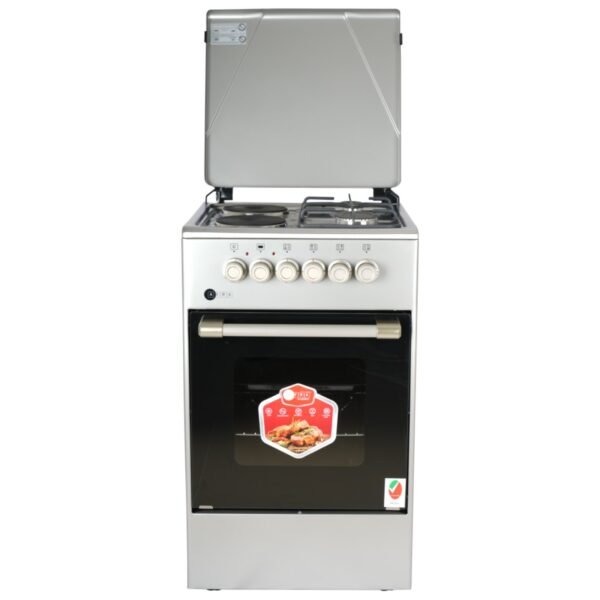 AFRA Free Standing Cooking Range, 50x50, Gas and Electric Burners, Stainless Steel, Compact, Adjustable Legs, Temperature Control, G-Mark, ESMA, RoHS, CB, AF-5050CRHG, 2 years warranty.