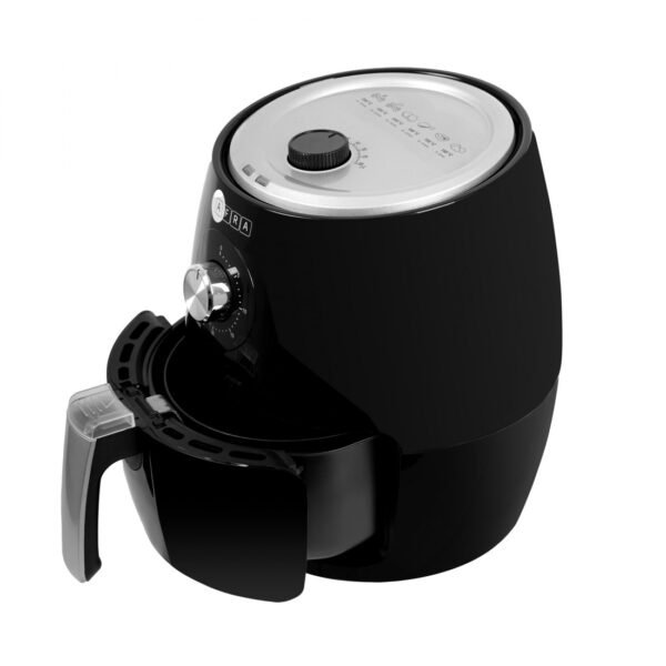 AFRA Air Fryer, 1300-1500W, 2.5L Capacity, Adjustable Temperature, Overheat Protection, Non-Slip Feet, Cool Touch Handle, G-MARK, ESMA, ROHS, and CB Certified, AF-2515AFBK, 2 years warranty - Image 7