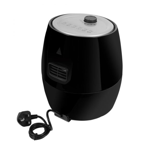 AFRA Air Fryer, 1300-1500W, 2.5L Capacity, Adjustable Temperature, Overheat Protection, Non-Slip Feet, Cool Touch Handle, G-MARK, ESMA, ROHS, and CB Certified, AF-2515AFBK, 2 years warranty - Image 5