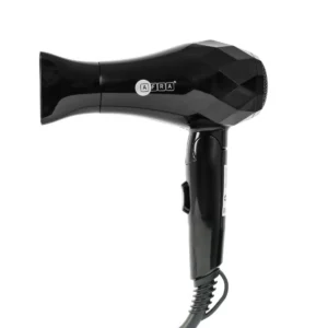 AFRA Hair Dryer 1000W – 2 Speeds, Heat Settings, Stylish Black, Concentrator – AF-1000HDBK