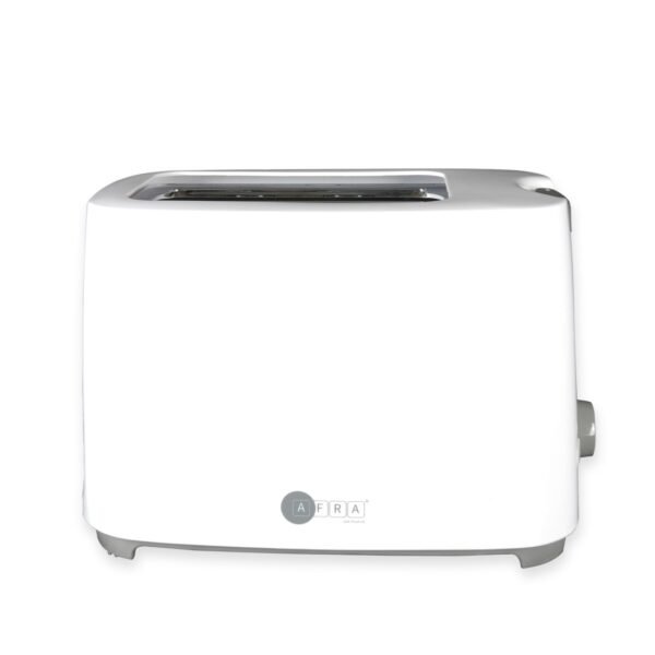 AFRA Electric Breakfast Toaster, 700W, 2 Slots, Removable Crumb Tray, Plastic Body, White Finish, G-Mark, ESMA, RoHS, CB certified, AF-100240TOWH, 2 years warranty - Image 6