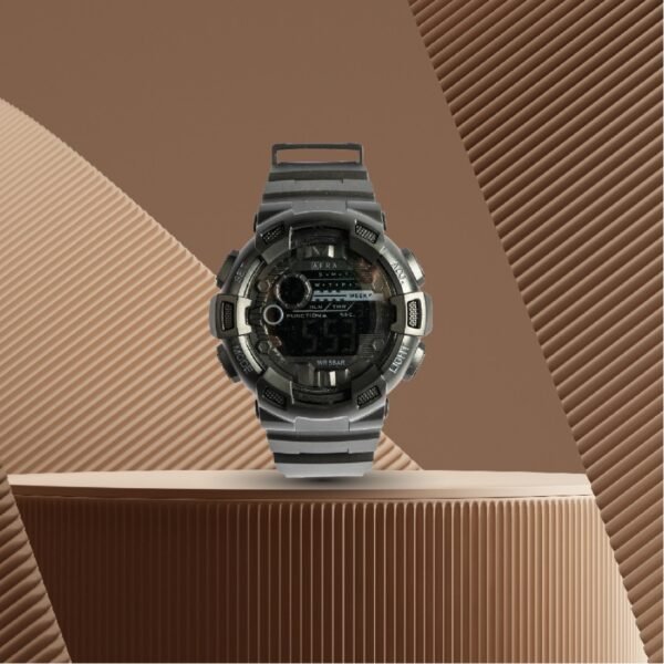 AFRA HIGHLANDER GENTS WATCH BLACK CASE BLACK DIAL BLACK PU STRAP - Image 4