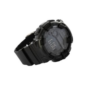 AFRA HIGHLANDER GENTS WATCH BLACK CASE BLACK DIAL BLACK PU STRAP