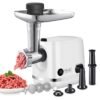 AFRA 1200W Meat Grinder (AF-1200MGWT) Including 3 cutting discs, stainless steel knife, sausage & kibbeh kit, durable aluminum body & 2-year warranty in uae