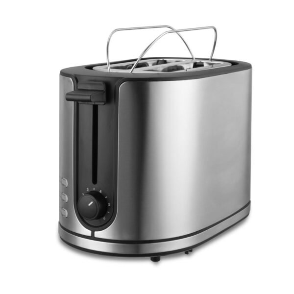 AFRA Electric Breakfast Toaster, 950W, 2 Slots, Removable Crumb Tray, Stainless Steel Finish, G-Mark, ESMA, RoHS, CB, AF-120900TOSS, 2 years warranty - Image 2