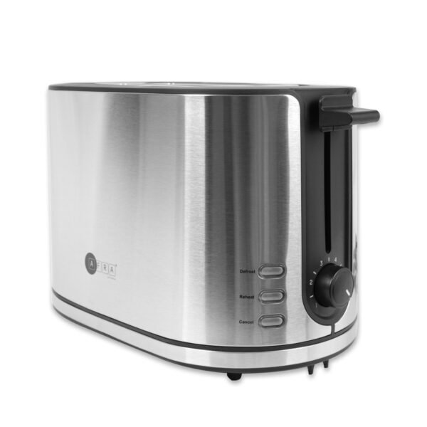 AFRA Electric Breakfast Toaster, 950W, 2 Slots, Removable Crumb Tray, Stainless Steel Finish, G-Mark, ESMA, RoHS, CB, AF-120900TOSS, 2 years warranty - Image 4