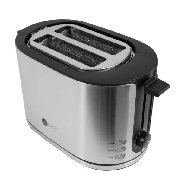 AFRA Electric Breakfast Toaster, 950W, 2 Slots, Removable Crumb Tray, Stainless Steel Finish, G-Mark, ESMA, RoHS, CB, AF-120900TOSS, 2 years warranty - Image 3