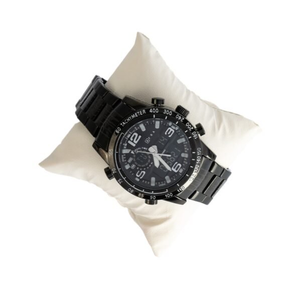 AFRA Donovan Gents Chronograph Watch | Black Case | Black Dial | Black Bracelet | AF12101 - Image 2