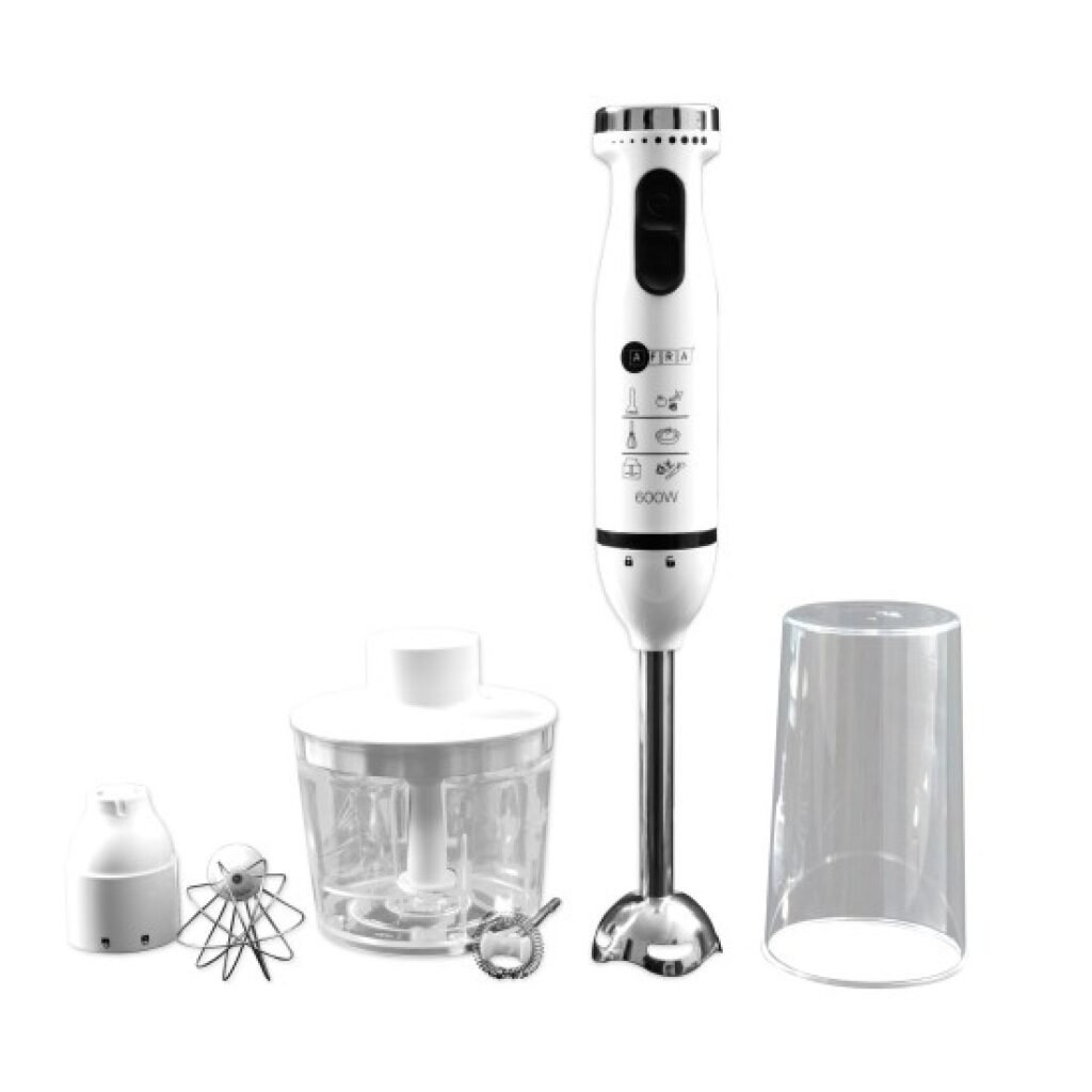 5-in-1 Hand Blender with Chopper & Whisk