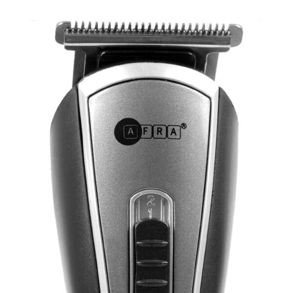 AFRA Hair Trimmer, AF-1600HTSB, 5 in 1 Set, Rechargeable, With Shaver, Precision Trimmer, Nose Trimmer, Design Trimmer and Full Trimmer, Charge Base, AF-1600HTSB, 1-year warranty. - Image 2