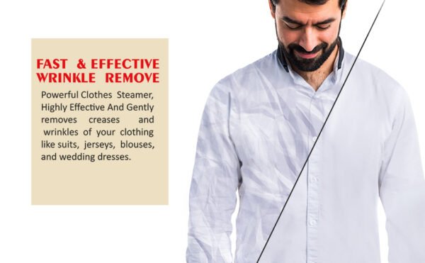AFRA Garment Steamer with Iron Board, 1.6L, 1950w 30s Heating time, 50mins Working time, 32g/Mins Air output, Adjustable Telescopic Pole, 47 to 117cm stand height, AF-1950GSRD, 2 Year Warranty. - Image 2