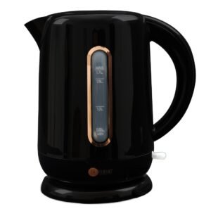 AFRA Electric Kettle, 1.7L Capacity, 2200W, Dry Boil Protection, Strix Control, Automatic Shut-off, Overheat Protection, Black, G-Mark, ESMA, RoHS, CB, AF-201850KTBL, 2 years warranty
