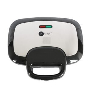 AFRA Grill and Sandwich Maker, Non-Stick Surface, 2 Slice Slots, Black, Stainless Steel, 700W, G-Mark, ESMA, RoHS, CB, AF-20700TOSS, 2 years warranty